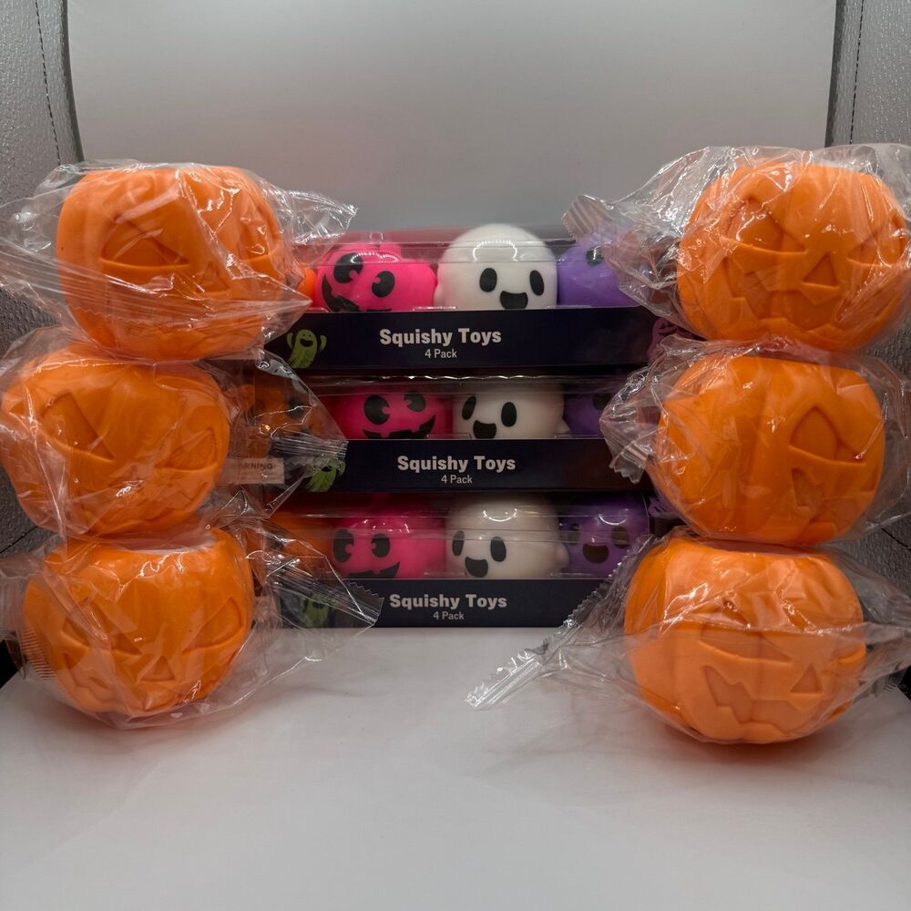 Viral Halloween Squishy Bundle - 9 Item, 18 Toys Total